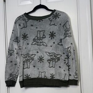 Gray Patterned Men's Sweater